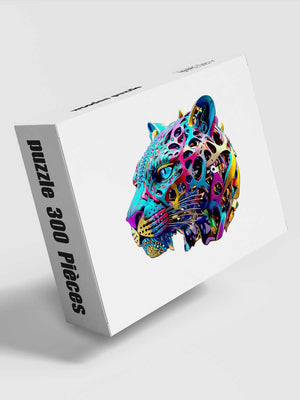 Puzzle 300 Pièces Léopard Mystérieux - GoCrazyPuzzle