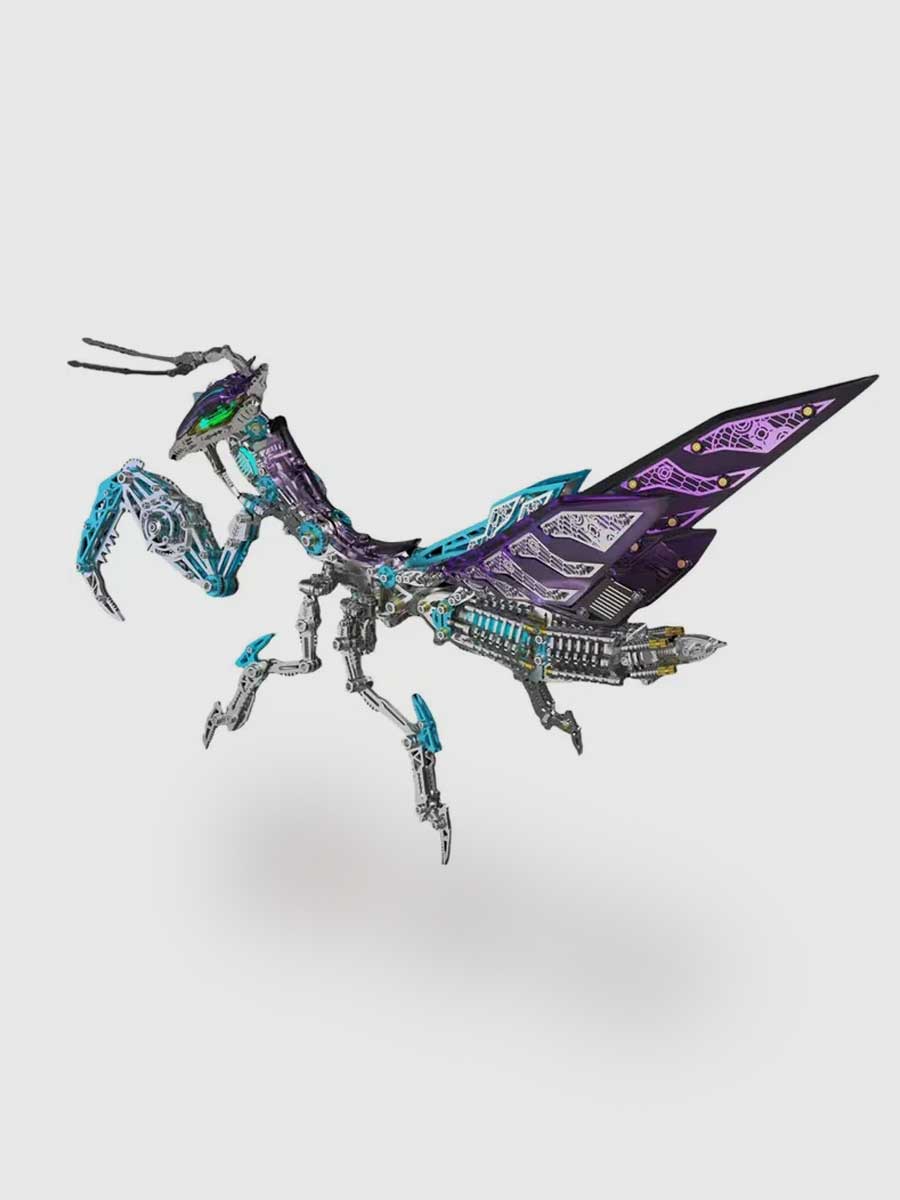 Puzzle 3D Adulte Métal « Mante Religieuse » – Maquette Mécanique DIY - GoCrazyPuzzle