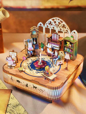 Puzzle 3D Boîte à Musique - Ballet des Chats - GoCrazyPuzzle
