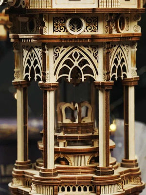 Puzzle 3D Boîte à Musique Nuit Étoilée | Robotime Rokr - GoCrazyPuzzle