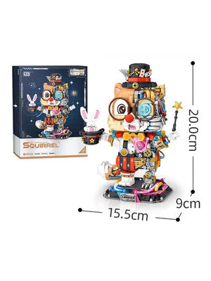 Puzzle 3D Écureuil Mystique - Construction dès 14 Ans - GoCrazyPuzzle