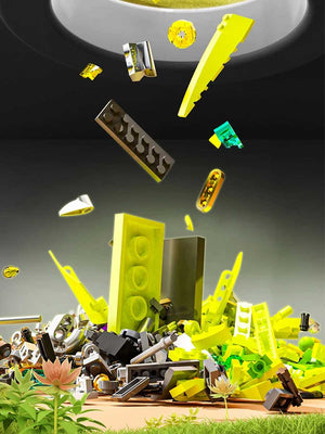 Puzzle 3D Mantis - Blocs de Construction Semi - Mécaniques - GoCrazyPuzzle