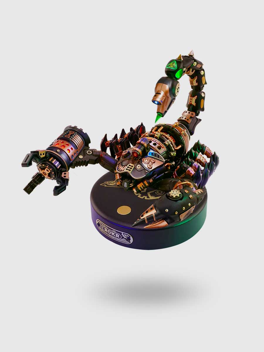 Puzzle 3D Mécanique DIY Scorpion Empereur - GoCrazyPuzzle