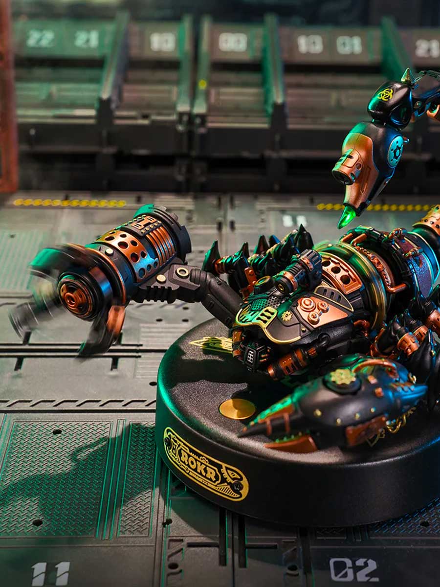 Puzzle 3D Mécanique DIY Scorpion Empereur - GoCrazyPuzzle