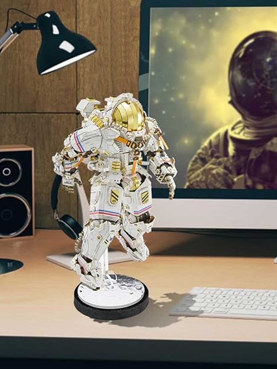Puzzle 3D Métal Astronaute Spatial - GoCrazyPuzzle
