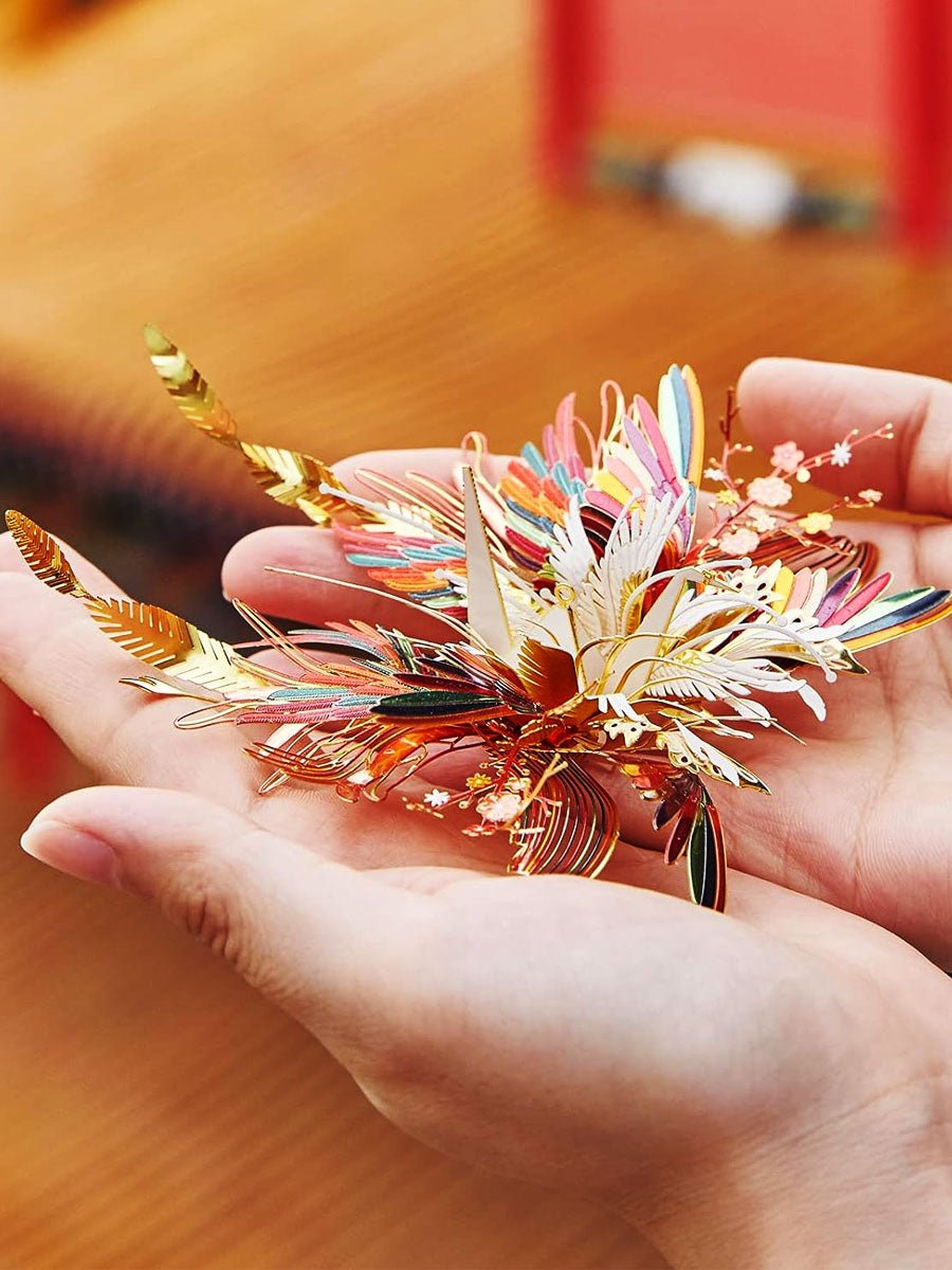 Puzzle 3D Métal Grue Multicolore - GoCrazyPuzzle