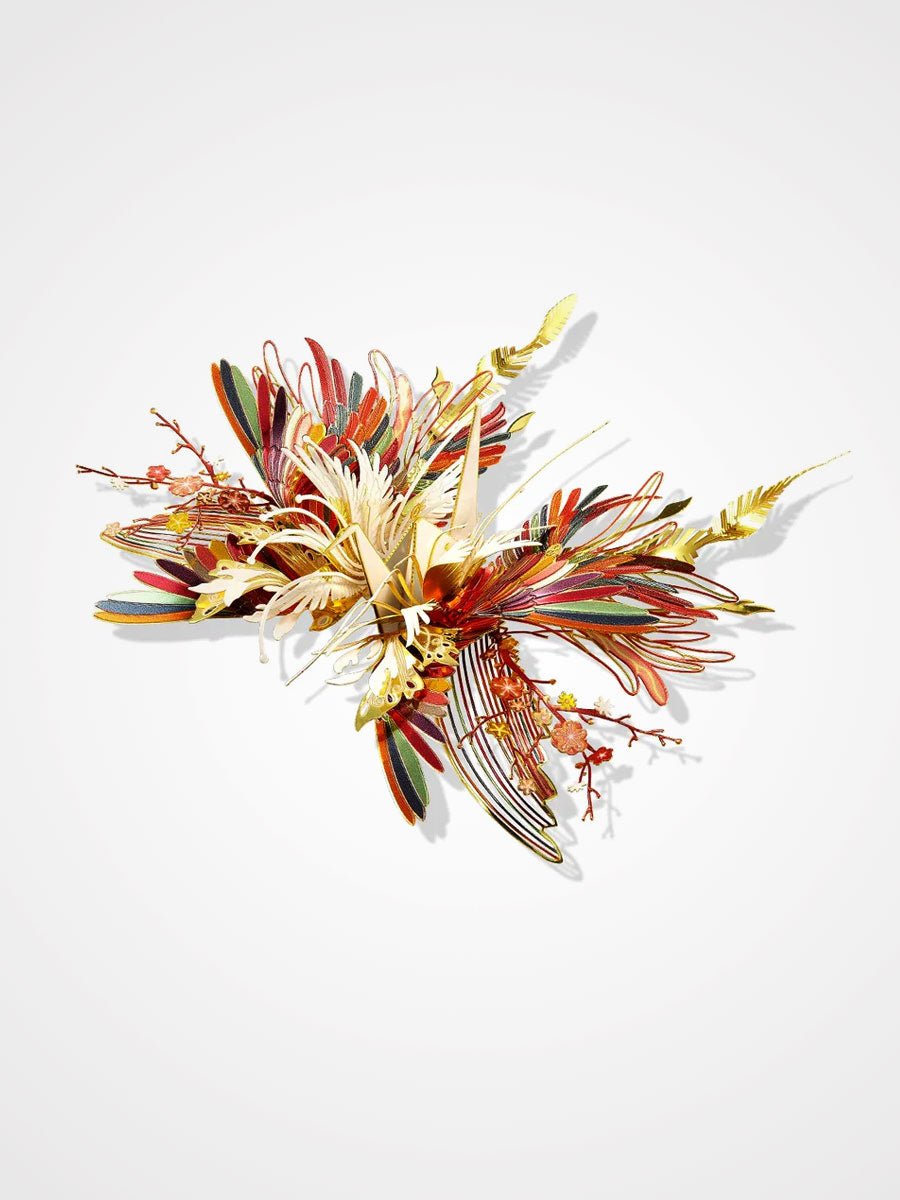 Puzzle 3D Métal Grue Multicolore - GoCrazyPuzzle