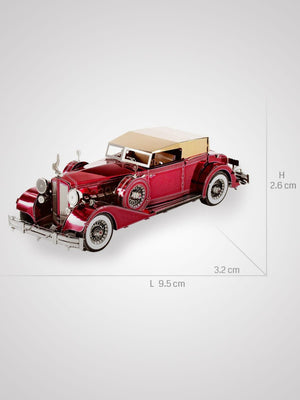 Puzzle 3D Métal Véhicule - Packard Twelve Cabriolet 1934 - GoCrazyPuzzle