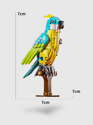 Puzzle 3D Perroquet Mécanique avec Lumière - Jeu de Construction et Décoration - GoCrazyPuzzle