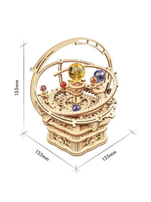 Puzzle 3D Planétaire Musical en Bois | Robotime Rokr - GoCrazyPuzzle