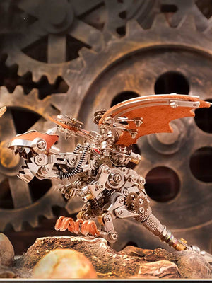 Puzzle 3D adulte difficile – Dragon Métal 630 Pièces Édition Vapeur - GoCrazyPuzzle