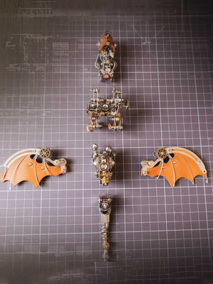 Puzzle 3D adulte difficile – Dragon Métal 630 Pièces Édition Vapeur - GoCrazyPuzzle