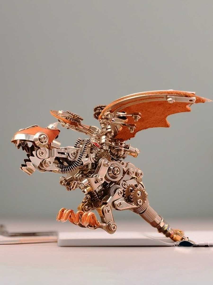 Puzzle 3D adulte difficile – Dragon Métal 630 Pièces Édition Vapeur - GoCrazyPuzzle