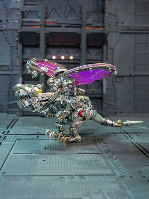 Puzzle 3D adulte difficile – Dragon Métal 630 Pièces Édition Ailes Irisées - GoCrazyPuzzle