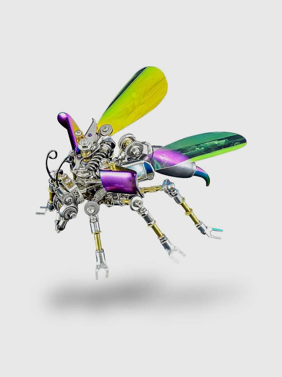 Puzzle 3D adulte métal insecte – Idée cadeau DIY & steampunk - GoCrazyPuzzle