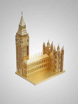 Puzzle 3D en Métal - Modèle Big Ben - GoCrazyPuzzle