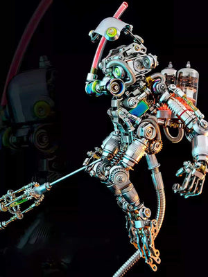 Puzzle 3D en Métal – Plongeur Steampunk à Assembler (Niveau Expert) - GoCrazyPuzzle