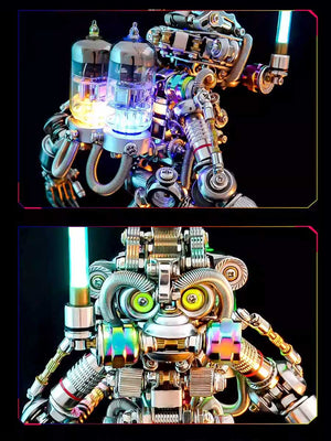 Puzzle 3D en Métal – Plongeur Steampunk à Assembler (Niveau Expert) - GoCrazyPuzzle