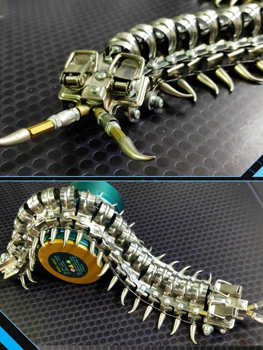 Puzzle 3D en métal - Mille Pattes - GoCrazyPuzzle