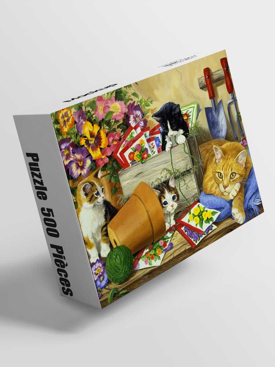 Puzzle 500 Pièces chat - GoCrazyPuzzle