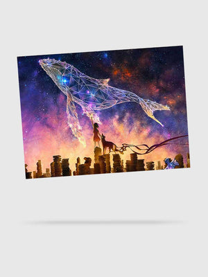 Puzzle Baleine Céleste 1000 Pièces - GoCrazyPuzzle