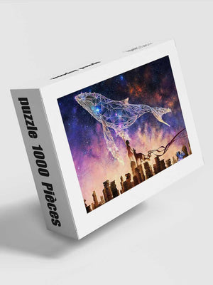 Puzzle Baleine Céleste 1000 Pièces - GoCrazyPuzzle