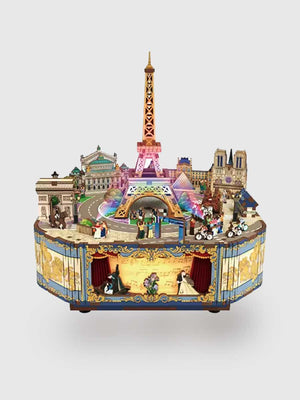 Puzzle Bois 3D « Paris » – Boîte à Musique DIY - GoCrazyPuzzle