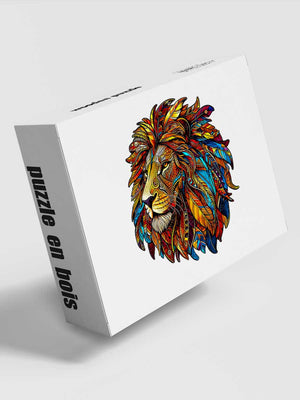 Puzzle Bois Lion Royal - GoCrazyPuzzle
