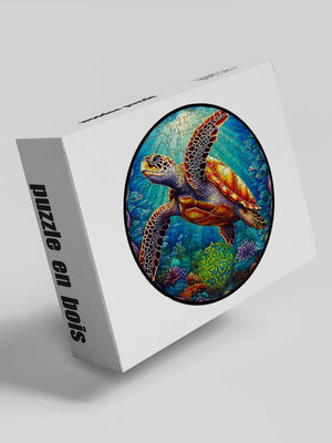 Puzzle Bois Tortue de Mer - GoCrazyPuzzle