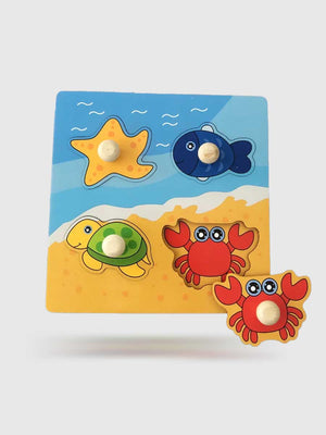 Puzzle Bois enfant 2ans Océan - GoCrazyPuzzle