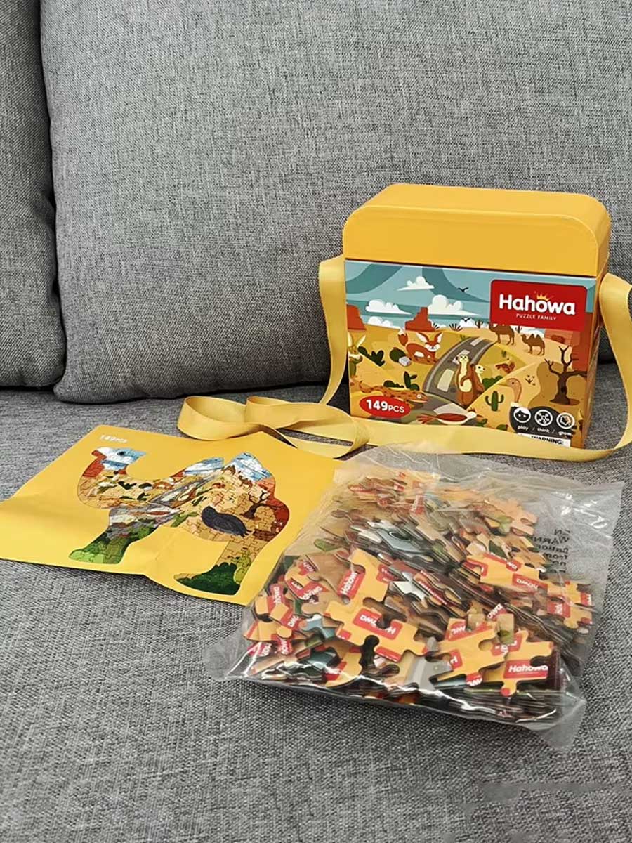 Puzzle Chameau 149 Pièces – Grand Puzzle Éducatif pour Enfants 4+ - GoCrazyPuzzle