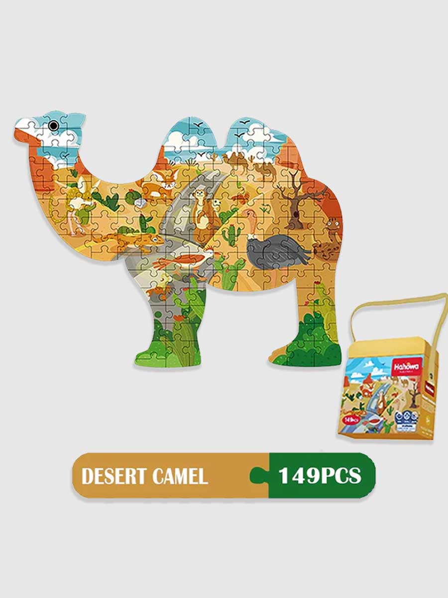 Puzzle Chameau 149 Pièces – Grand Puzzle Éducatif pour Enfants 4+ - GoCrazyPuzzle