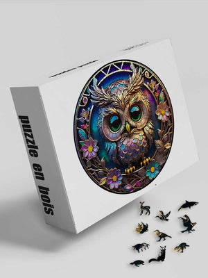 Puzzle Chouette Bois - GoCrazyPuzzle