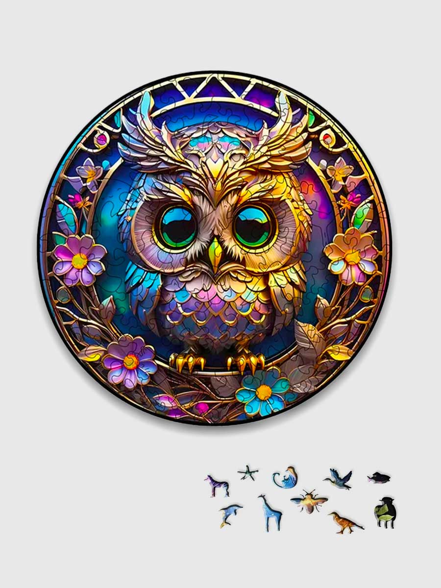 Puzzle Chouette Bois - GoCrazyPuzzle