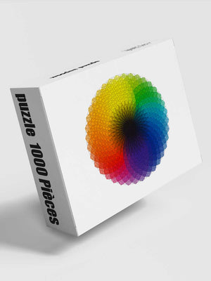 Puzzle Coloré 1000 Pièces Éclat de Couleurs - GoCrazyPuzzle
