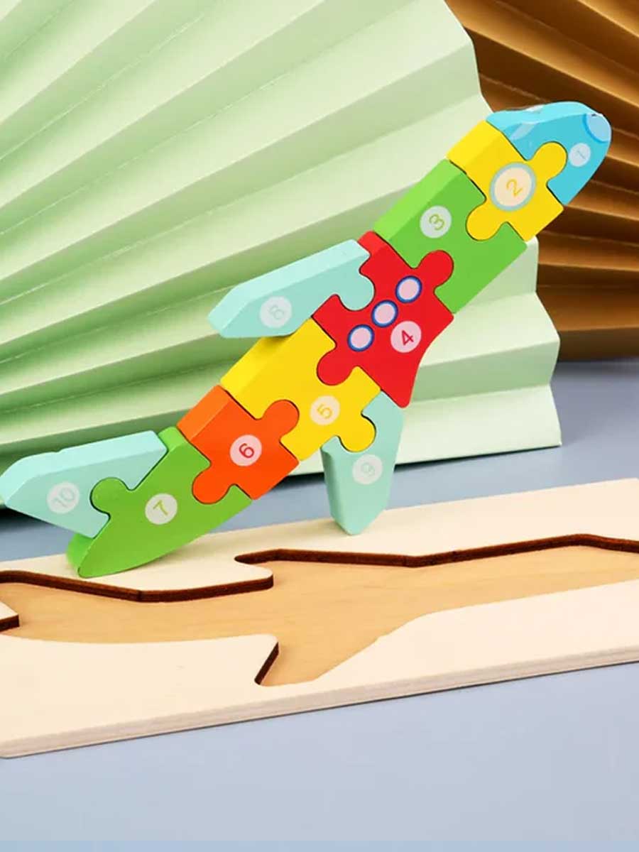 Puzzle Enfant de 3 ans | Avion - GoCrazyPuzzle