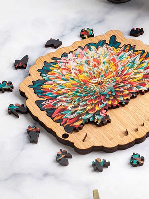 Puzzle Fleurs en Bois - GoCrazyPuzzle