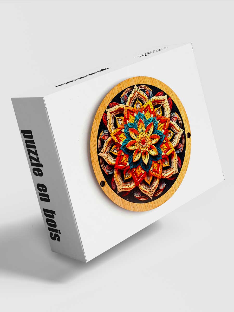 Puzzle Mandala Sérénité Bois - GoCrazyPuzzle