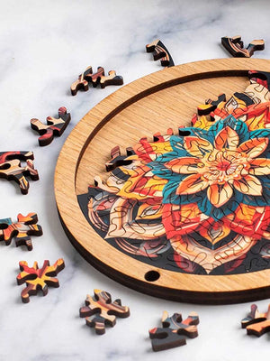 Puzzle Mandala Sérénité Bois - GoCrazyPuzzle