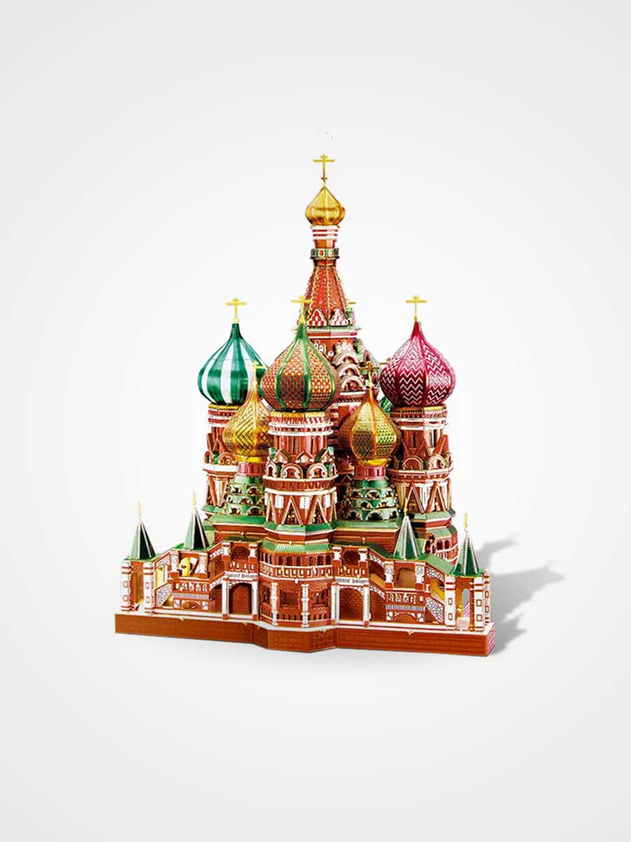 Puzzle Maquette 3D en Métal l Cathédrale Saint Basile - GoCrazyPuzzle