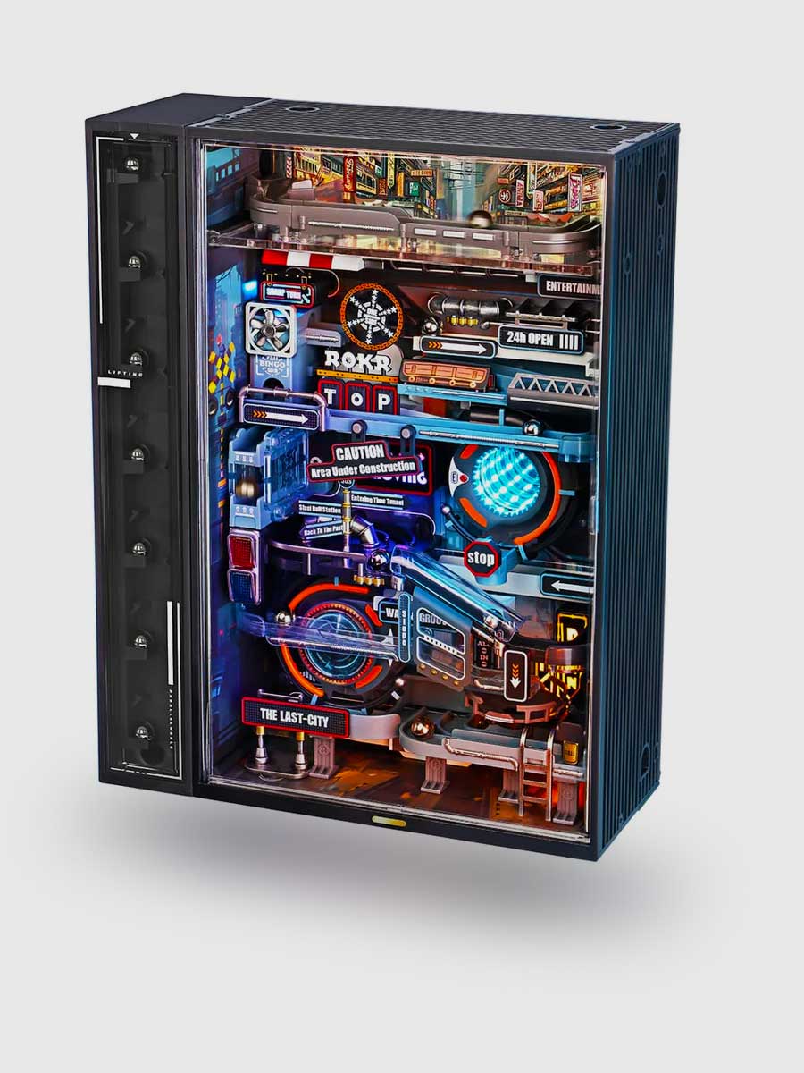 Puzzle Mécanique 3D ROKR The Last City - Circuit à Billes - GoCrazyPuzzle