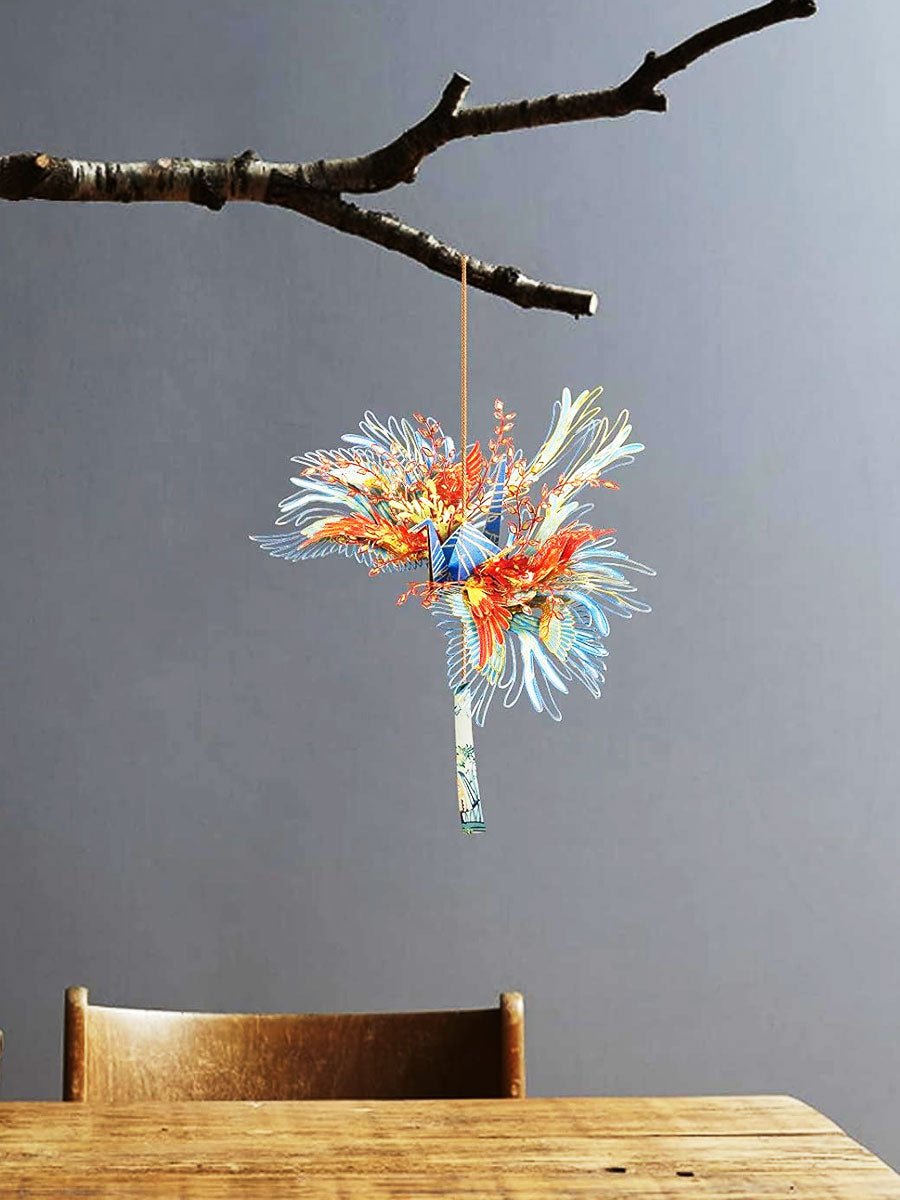 Puzzle Métallique 3D Grue Multicolore - GoCrazyPuzzle