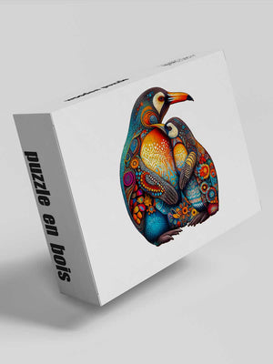 Puzzle Pingouin Amour Parental - GoCrazyPuzzle