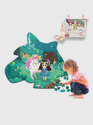Puzzle Princesse et Licornes – Grand Puzzle 150 Pièces Éducatif pour Enfants 4+ - GoCrazyPuzzle