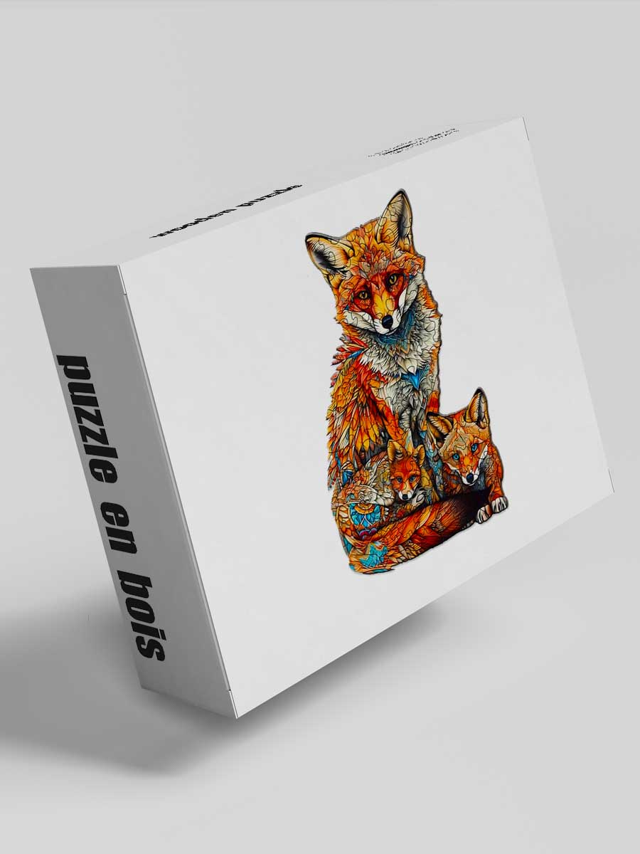 Puzzle Renard Bois - GoCrazyPuzzle