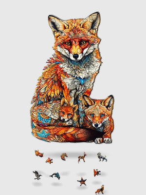Puzzle Renard Bois - GoCrazyPuzzle