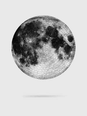 Puzzle Rond 1000 Pièces Lune Mystique - GoCrazyPuzzle