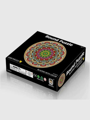 Puzzle Rond 1000 Pièces Mandala - GoCrazyPuzzle