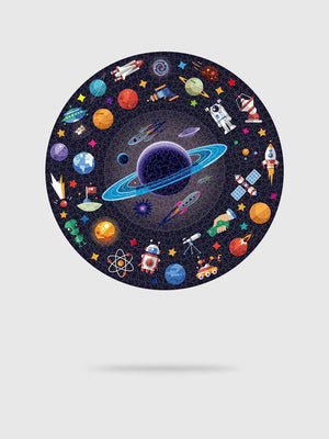 Puzzle Rond 1000 Pièces Planètes Cosmiques - GoCrazyPuzzle