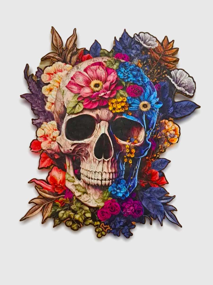 Puzzle Tête de Mort Mexicaine - GoCrazyPuzzle